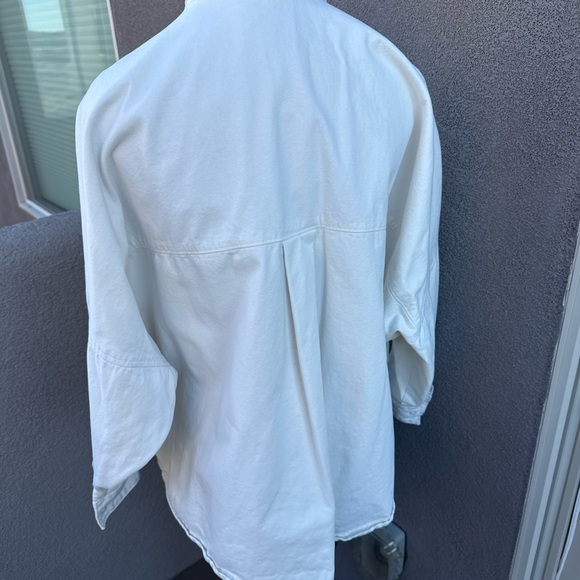 1/8 TAKAMURA White Button-Up Shirt – Minimalist Japanese Design (Size Small) - Picture 2 of 4